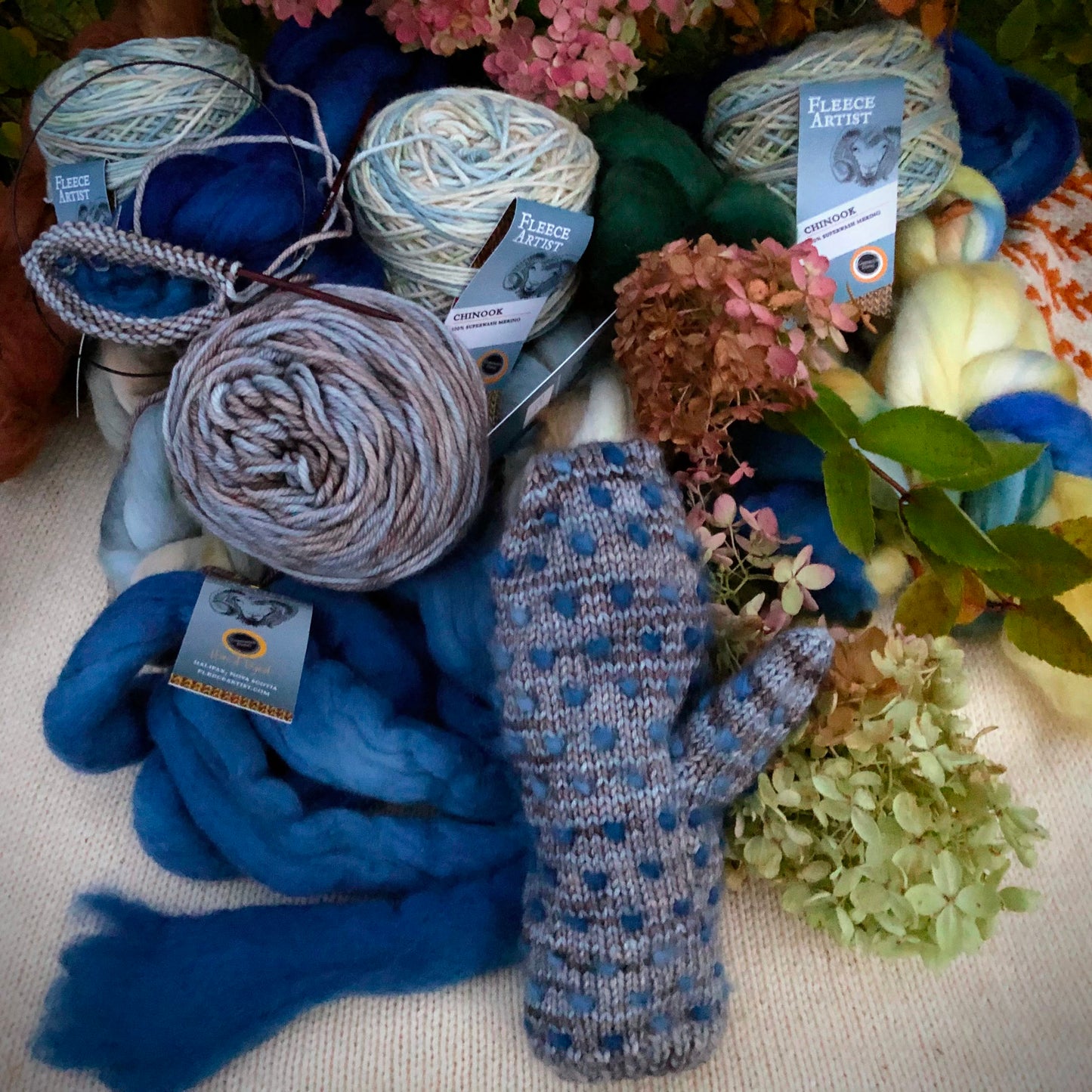 Thrum Mitten Class ~ Two 2hr classes