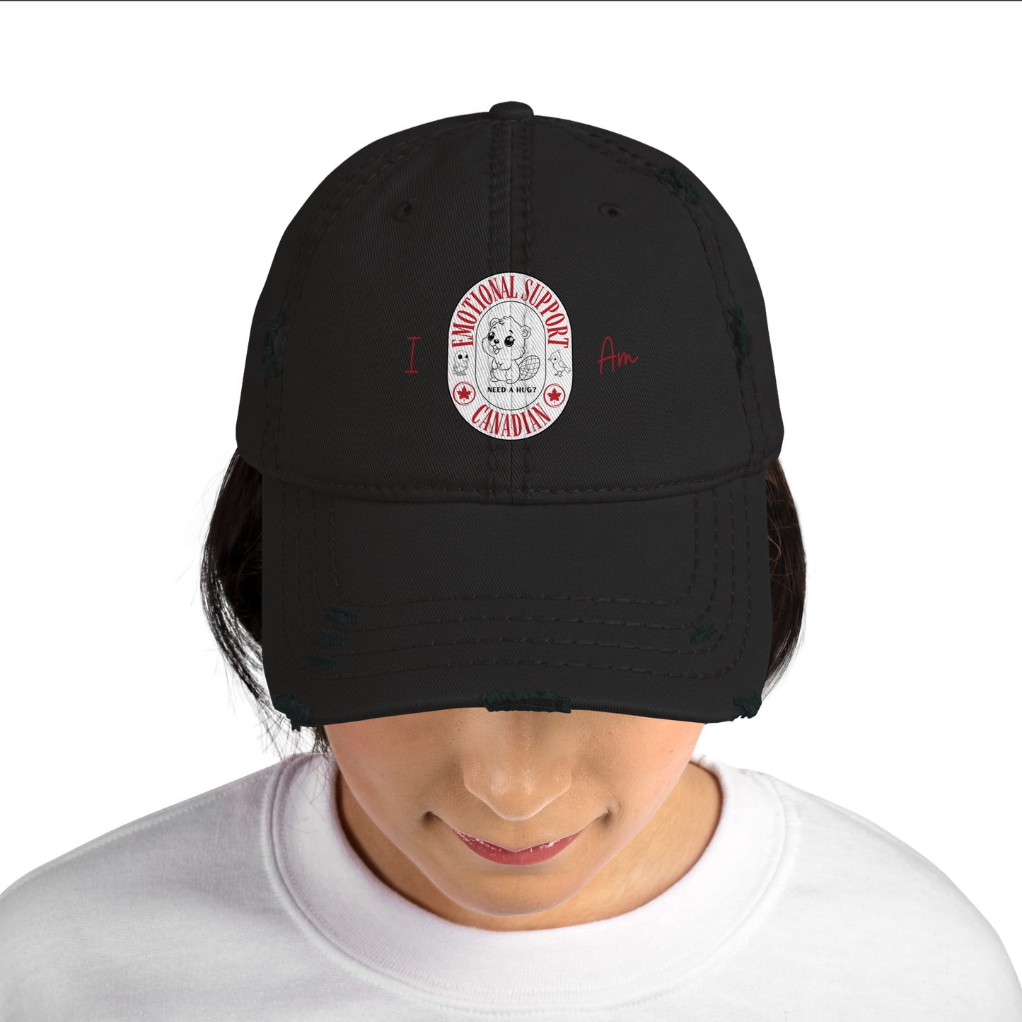 Emotional Support Canadian - Less Distressed Hat